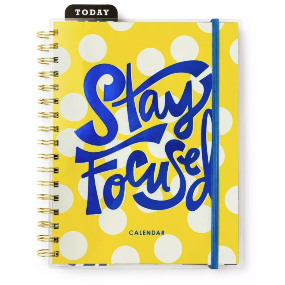 NWT Tabitha Brown 'Stay Focused' Undated Planner / Calendar